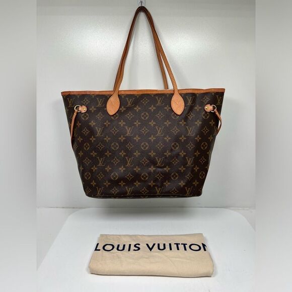 Louis Vuitton Handbags - LOUIS VUITTON MONOGRAM NEVERFUL MM SHOULDER TOTE BAG